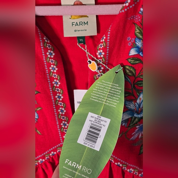 FARM Rio NWT Sweet Bloom Bouquet Midi Dress - Picture 4 of 6